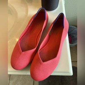 Rothy's Grapefruit flats size 9